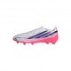 ADIDAS F50 Hyperfast Elite Ll Fg Bianco Viola - Scarpe Da Calcio Bambino
