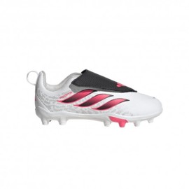 ADIDAS Predator Club Vel Fg Mg Bianco Rosso - Scarpe Da Calcio Bambino