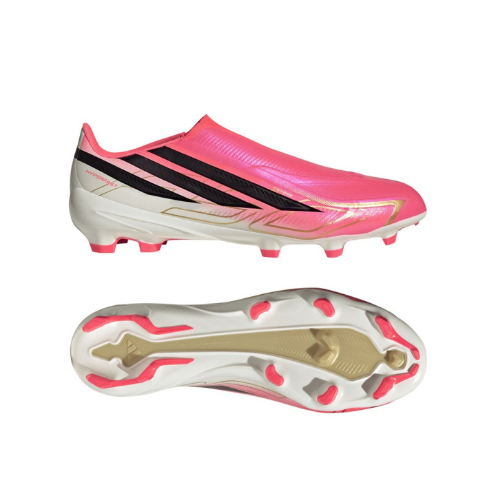 ADIDAS F50 Hyperfast League Ll Fg Arancio Nero Oro - Scarpe Da Calcio Uomo