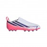 ADIDAS F50 Hyperfast League Ll Ag Bianco Viola - Scarpe Da Calcio Bambino