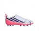 ADIDAS F50 Hyperfast League Ll Ag Bianco Viola - Scarpe Da Calcio Bambino