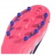 ADIDAS F50 Hyperfast League Ll Ag Bianco Viola - Scarpe Da Calcio Bambino
