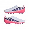 ADIDAS F50 Hyperfast League Ll Ag Bianco Viola - Scarpe Da Calcio Bambino