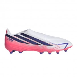 ADIDAS F50 Hyperfast League Ll Ag Bianco Viola - Scarpe Da Calcio Uomo