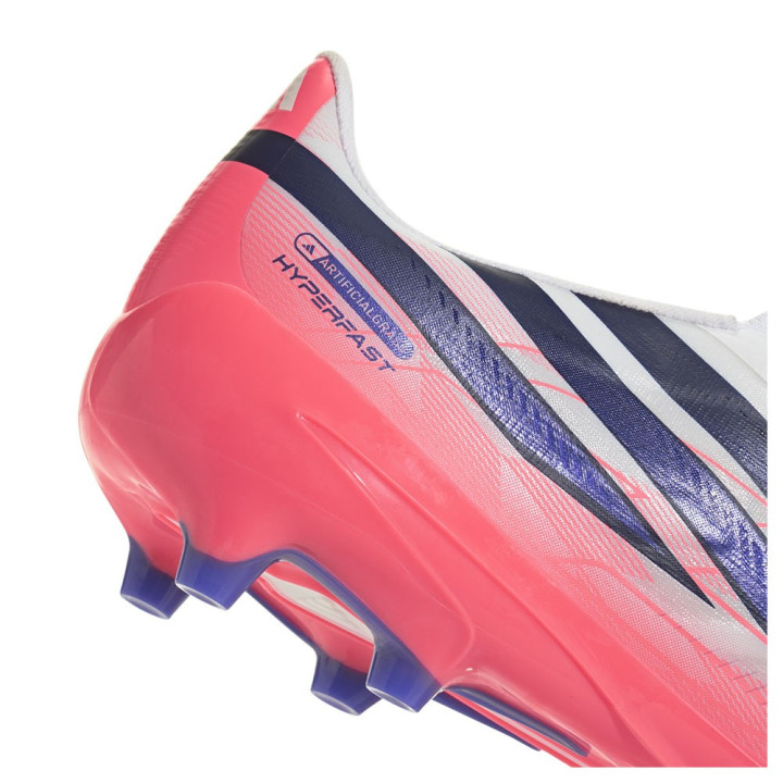 ADIDAS F50 Hyperfast League Ll Ag Bianco Viola - Scarpe Da Calcio Uomo
