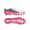 ADIDAS F50 Hyperfast League Ll Ag Bianco Viola - Scarpe Da Calcio Uomo