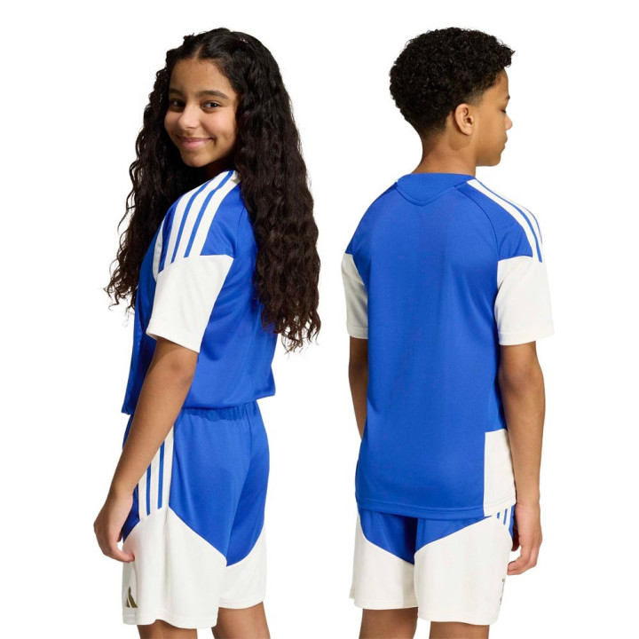 ADIDAS Maglia Maniche Corte Juve Training Blu Bianco Bambino