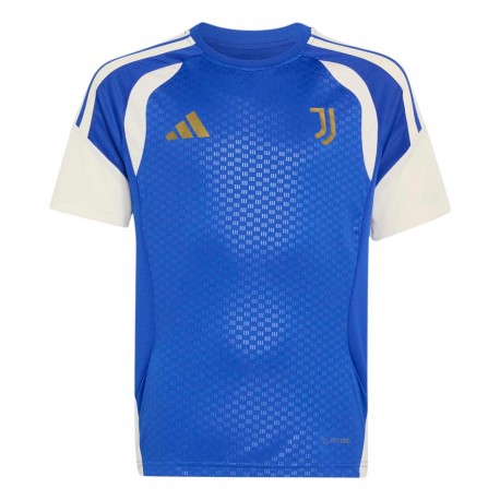ADIDAS Maglia Maniche Corte Juve Training Blu Bianco Bambino