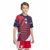 ADIDAS Maglia Maniche Corte Pre-Matech Bayern Rosso Bianco Blu Bambino