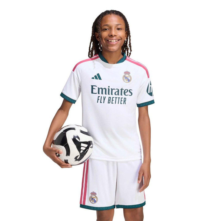 ADIDAS Maglia Calcio Real Madrid Home 26 27 Bianco Bambino