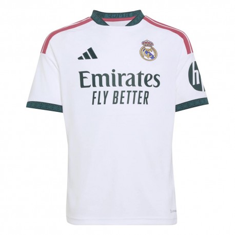ADIDAS Maglia Calcio Real Madrid Home 26 27 Bianco Bambino