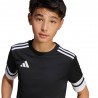 ADIDAS Maglia Maniche Corte Squadra 25 Nero Bianco Bambino