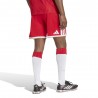 ADIDAS Pantaloncini Calcio Bayern Home Rosso Bianco Uomo