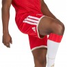 ADIDAS Pantaloncini Calcio Bayern Home Rosso Bianco Uomo