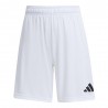 ADIDAS Pantaloncini Calcio Entrada 26 Bianco Nero Bambino