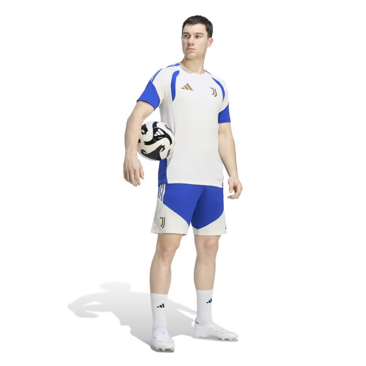 ADIDAS Pantaloncini Calcio Juve Training Blu Bianco Uomo