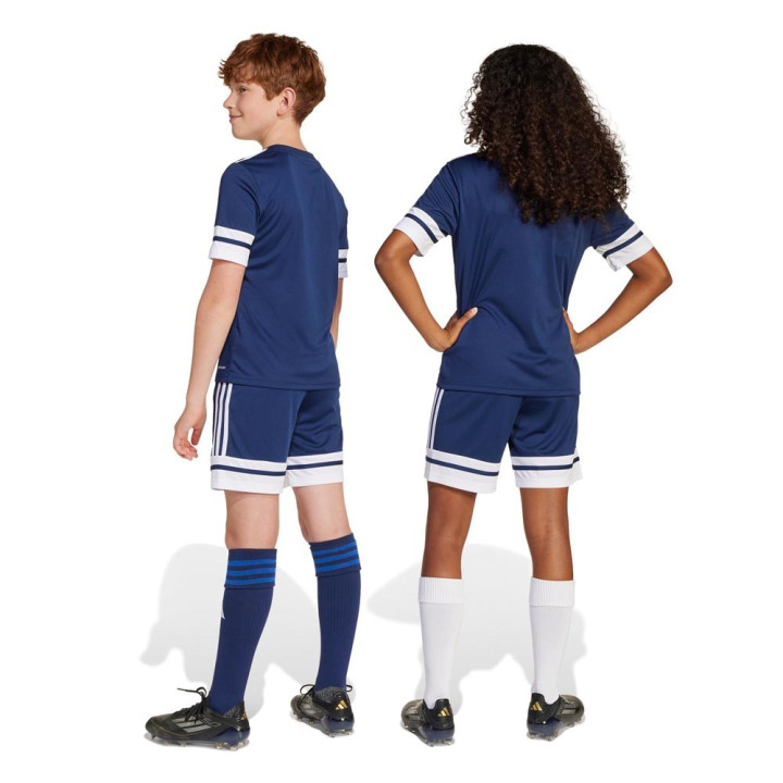 ADIDAS Pantaloncini Calcio Squadra 25 Blu Bianco Bambino