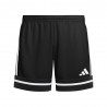ADIDAS Pantaloncini Calcio Squadra 25 Nero Bianco Bambino
