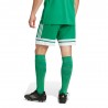 ADIDAS Pantaloncini Calcio Squadra 25 Verde Bianco Uomo