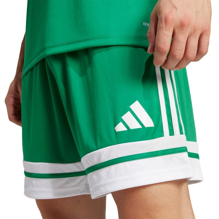 ADIDAS Pantaloncini Calcio Squadra 25 Verde Bianco Uomo