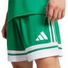 ADIDAS Pantaloncini Calcio Squadra 25 Verde Bianco Uomo