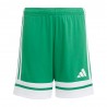 ADIDAS Pantaloncini Calcio Squadra 25 Verde Bianco Bambino