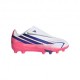 ADIDAS F50 Hyper Club Vel Fg Mg Bianco Viola - Scarpe Da Calcio Bambino
