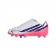 ADIDAS F50 Hyper Club Vel Fg Mg Bianco Viola - Scarpe Da Calcio Bambino
