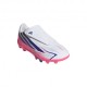 ADIDAS F50 Hyper Club Vel Fg Mg Bianco Viola - Scarpe Da Calcio Bambino