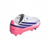 ADIDAS F50 Hyper Club Vel Fg Mg Bianco Viola - Scarpe Da Calcio Bambino