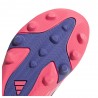ADIDAS F50 Hyper Club Vel Fg Mg Bianco Viola - Scarpe Da Calcio Bambino