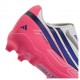 ADIDAS F50 Hyper Club Vel Fg Mg Bianco Viola - Scarpe Da Calcio Bambino
