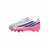 ADIDAS F50 Hyper Club Vel Fg Mg Bianco Viola - Scarpe Da Calcio Bambino