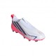ADIDAS F50 Hyperfast League Ll Fg Bianco Viola - Scarpe Da Calcio Bambino