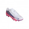 ADIDAS F50 Hyperfast Club Fg Mg Bianco Viola - Scarpe Da Calcio Bambino