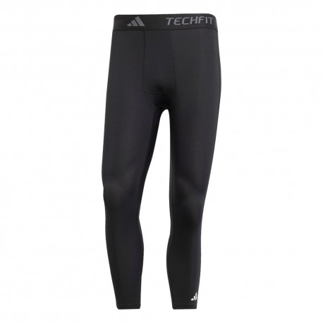 ADIDAS Calzamaglia Techfit Nero Bianco Uomo