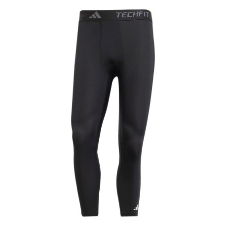ADIDAS Calzamaglia Techfit Nero Bianco Uomo