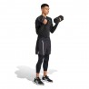 ADIDAS Calzamaglia Techfit Nero Bianco Uomo