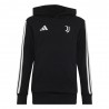ADIDAS Felpa Calcio Juve Dna Nero Bianco Bambino