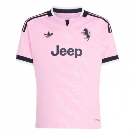 ADIDAS Originals Maglia Calcio Juve Away 26 27 Rosa Nero Bambino