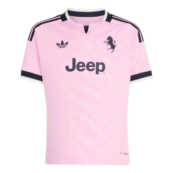 ADIDAS Maglia Calcio Juve Away 26 27 Rosa Nero Bambino