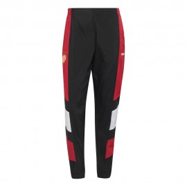 ADIDAS Originals Pantaloni Allenamento Calcio Mufc Nero Rosso Uomo