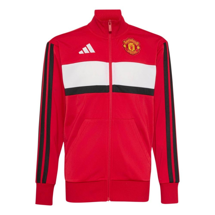 ADIDAS Tuta Calcio Mufc United Dna Rosso Nero Bambino