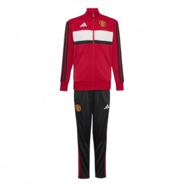 ADIDAS Tuta Calcio Mufc United Dna Rosso Nero Bambino