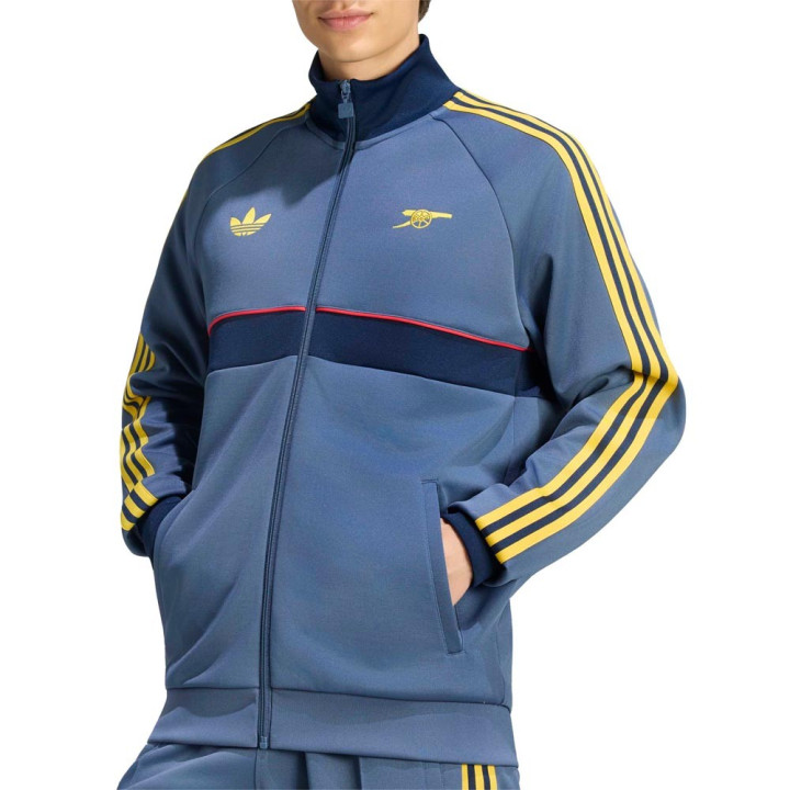 ADIDAS Originals Felpa Afc Full Zip Poly Avio Giallo Uomo