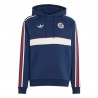 ADIDAS Originals Felpa Calcio Fc Bayern Blu Bianco Uomo
