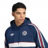 ADIDAS Originals Felpa Calcio Fc Bayern Blu Bianco Uomo