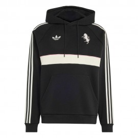 ADIDAS Originals Felpa Calcio Juve Nero Bianco Uomo