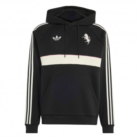 ADIDAS Originals Felpa Calcio Juve Nero Bianco Uomo