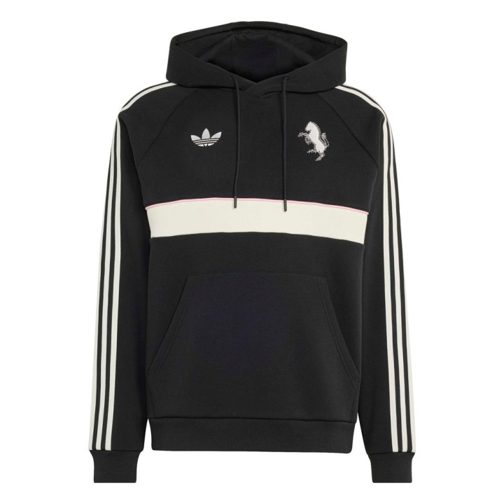 ADIDAS Originals Felpa Calcio Juve Nero Bianco Uomo